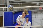 Volleyball vs Babson  Wheaton Women's Volleyball vs Babson College. - Photo by Keith Nordstrom : Wheaton, Volleyball, VB